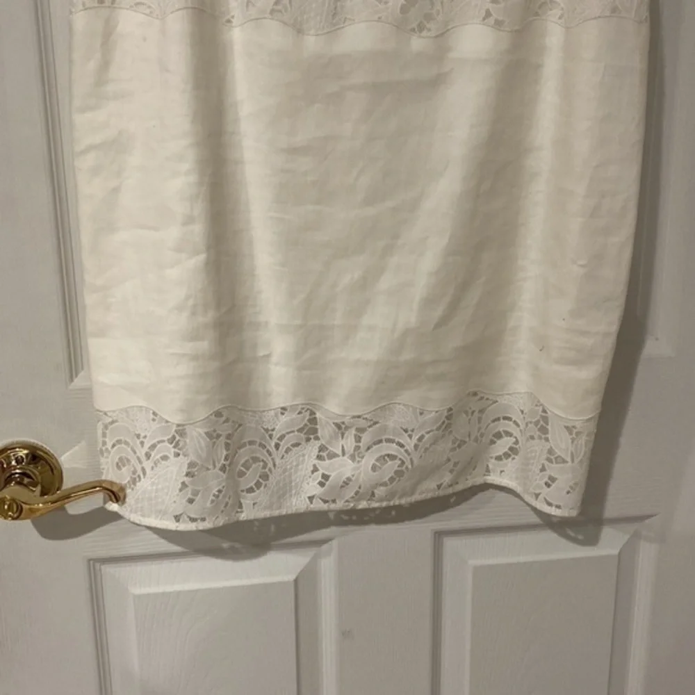 Tahari Arthur S. Levine Ivory Lace Midi Dress - Picture 5 of 8